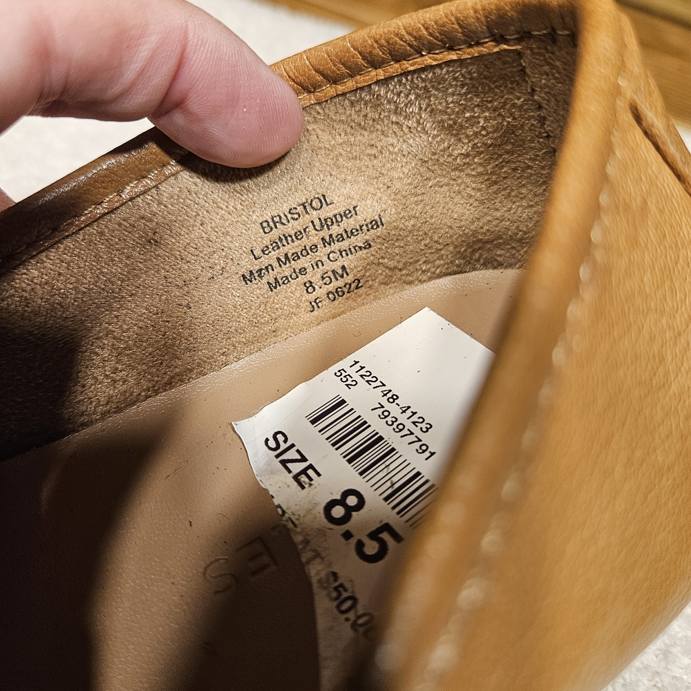 AEROSOLES Bristol Tan Leather 412 Womens Size 8.5 - Picture 6 of 8